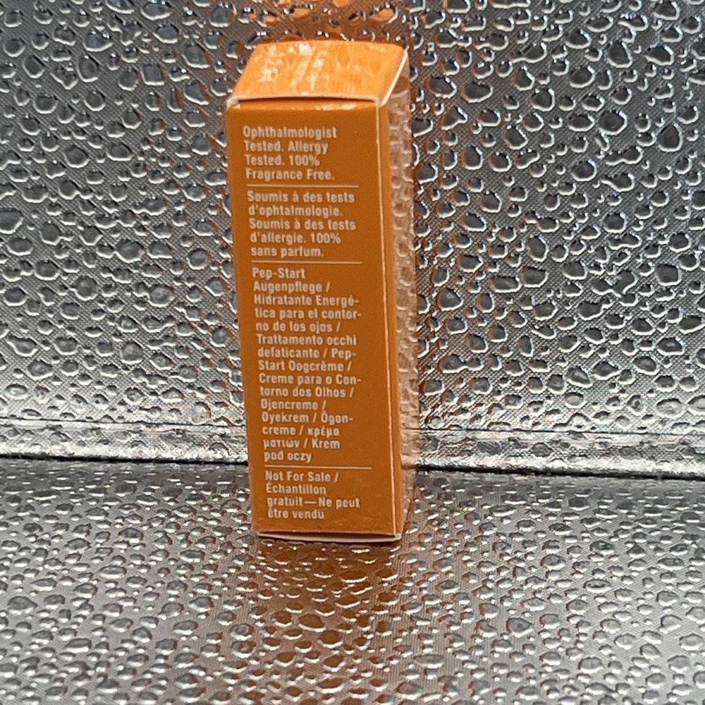 CLINIQUE Pep-Start Eye Cream Hydrate Brighten Cool Depuff Travel .1 fl oz NWB - Picture 3 of 6